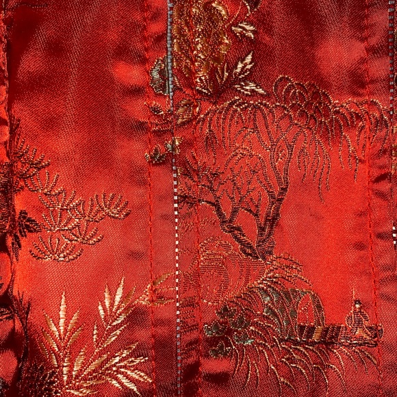 💕👜Vintage Oriental Makeup bag carrier 💕👜 - Picture 5 of 7